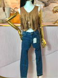 Pantalón de mezclilla azul marino