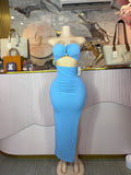 Vestido celeste