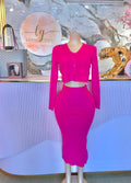 Conjunto 3 Piezas (blusa, falda y suéter)