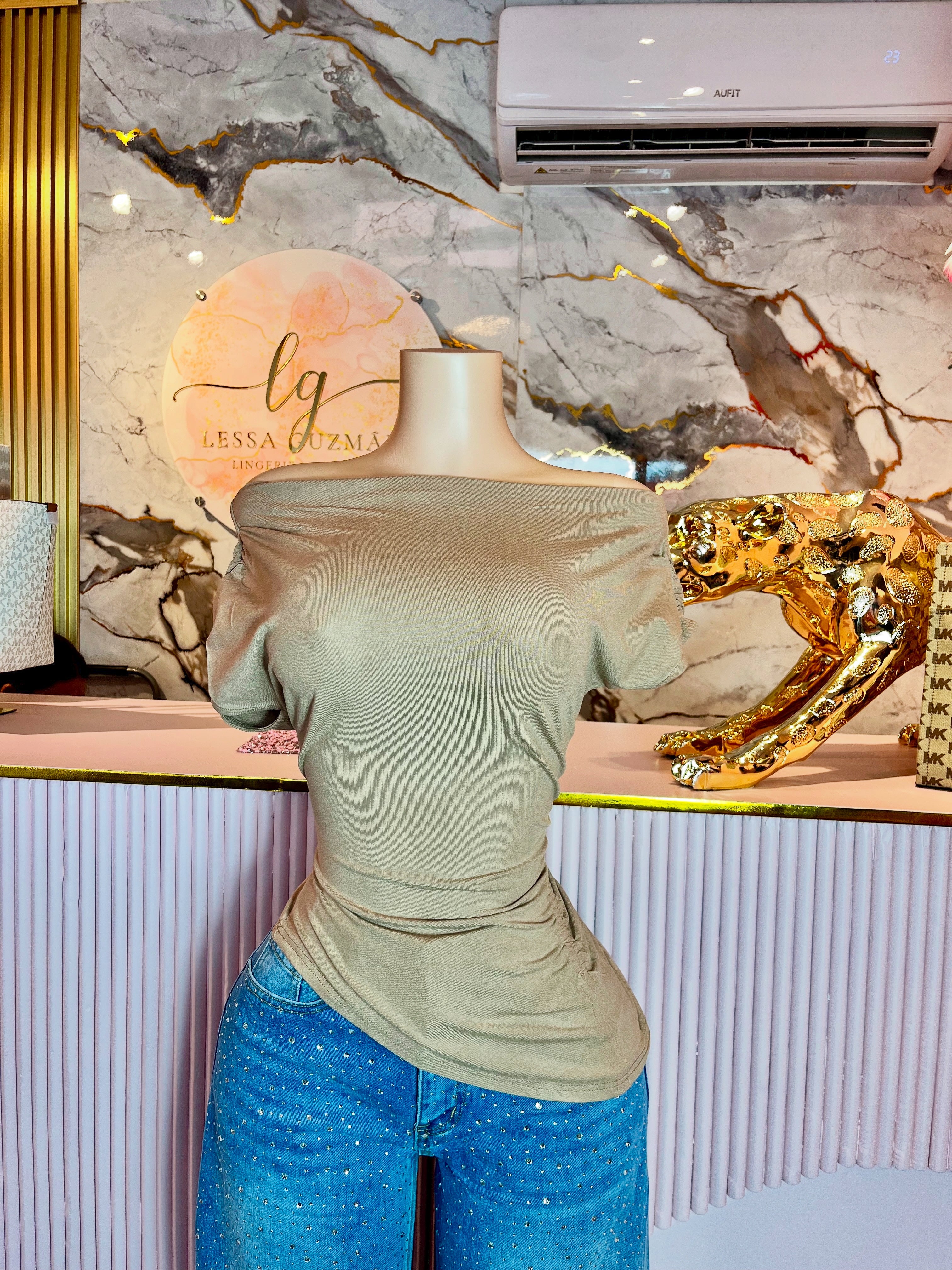 Blusa hombro descubierto