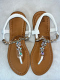 Sandalias con pedrería