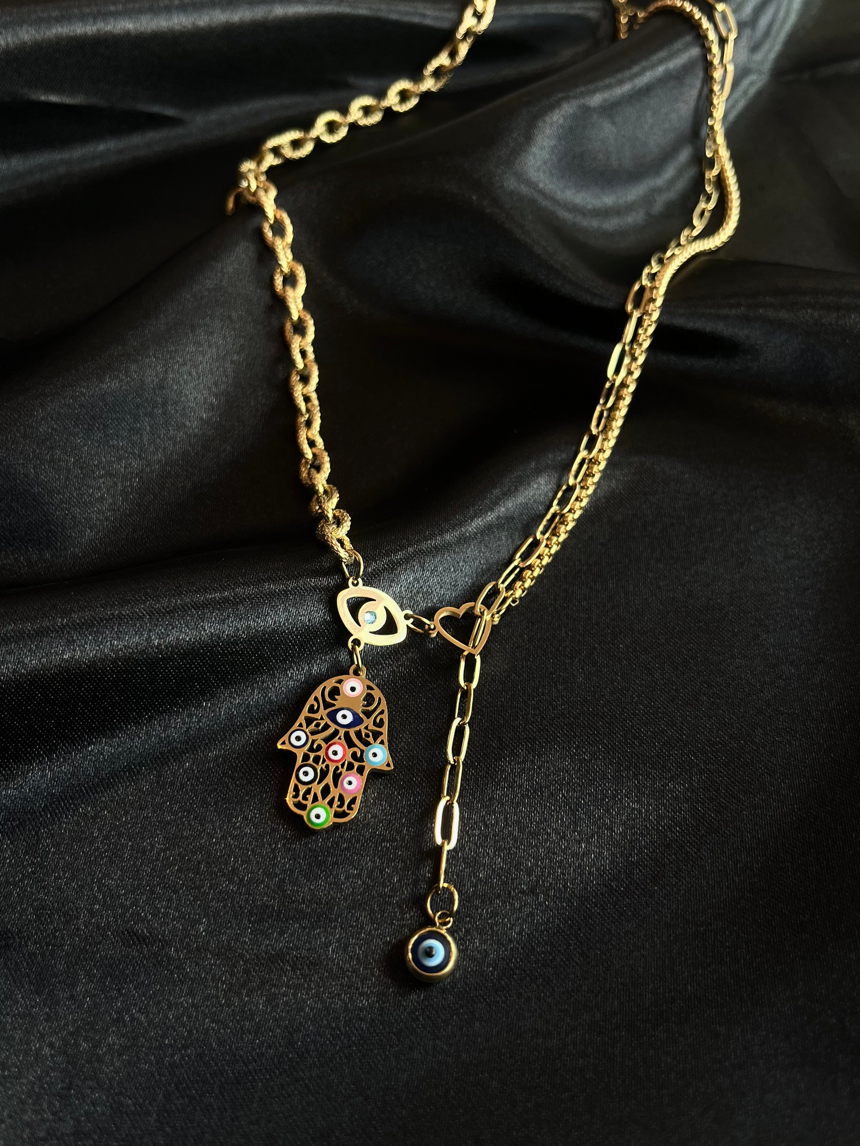 Cadena de Manita y Ojo