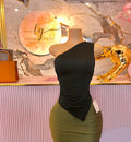 Blusa sin manga negra