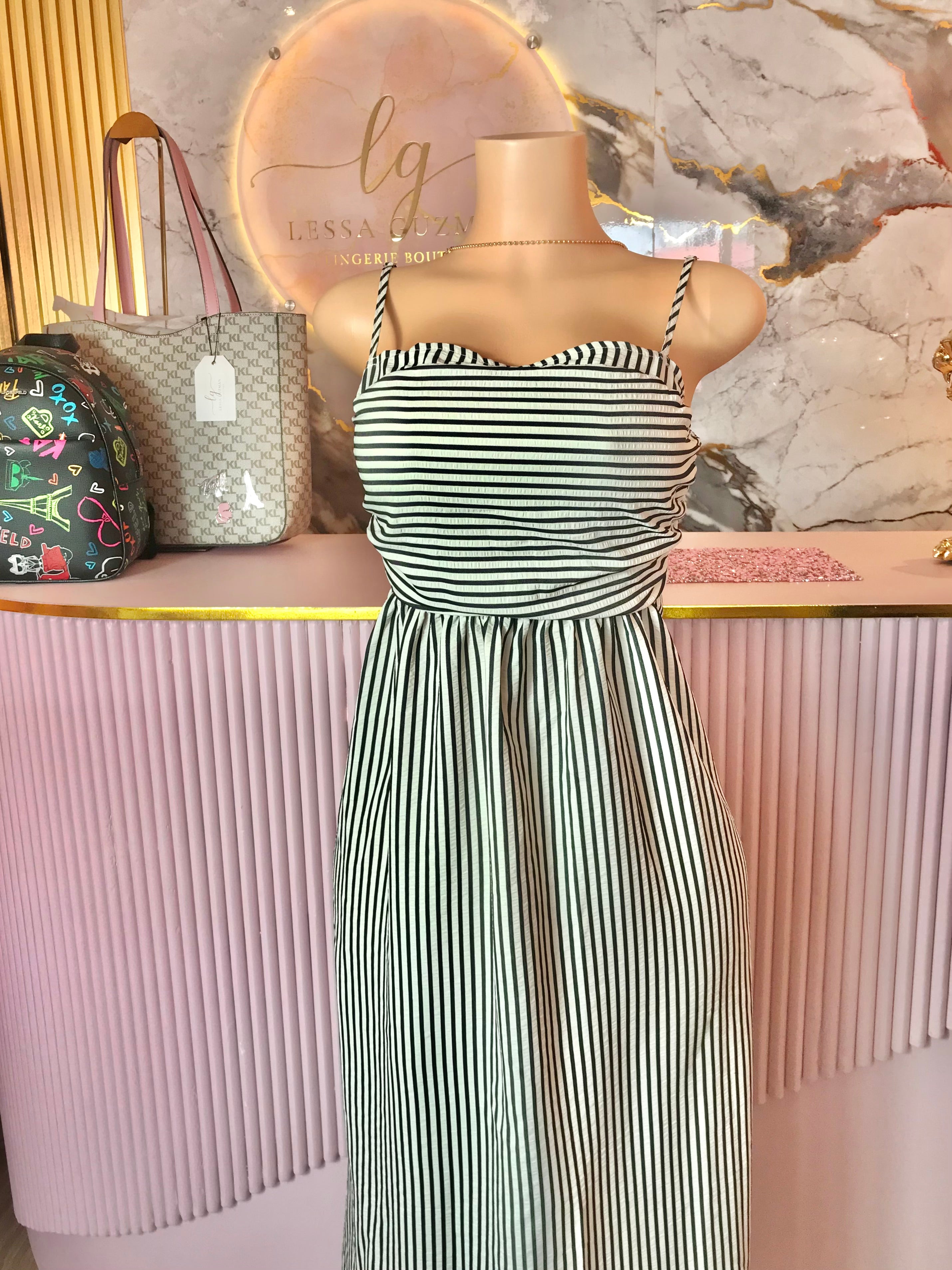 Vestido de rayas