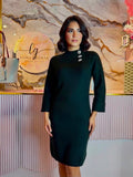 Vestido con 3 broches