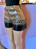 Short Dorado Lentejuelas