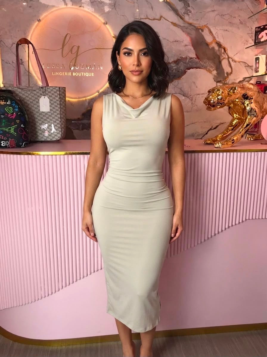Vestido Beige
