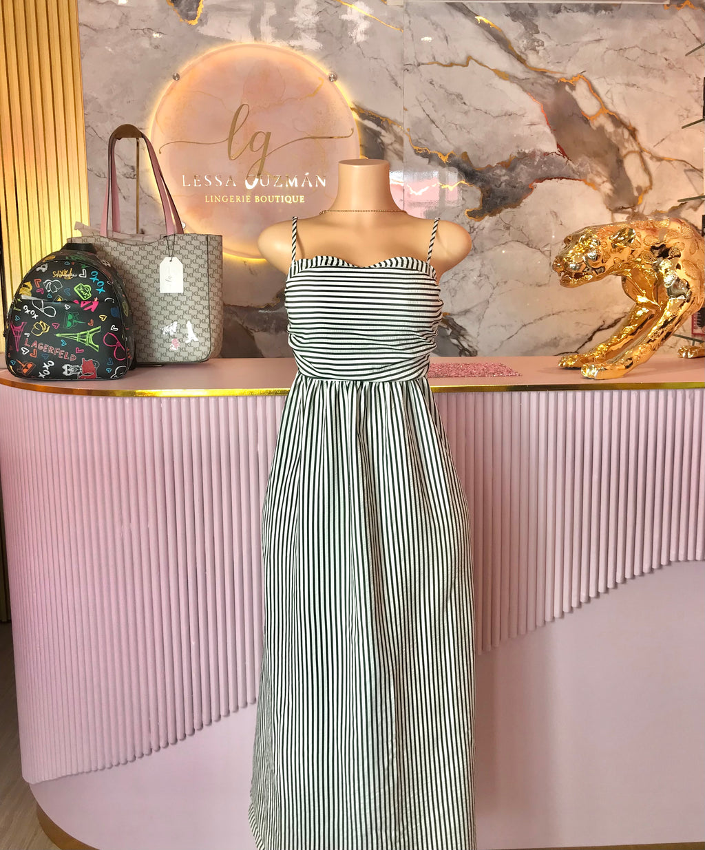 Vestido de rayas