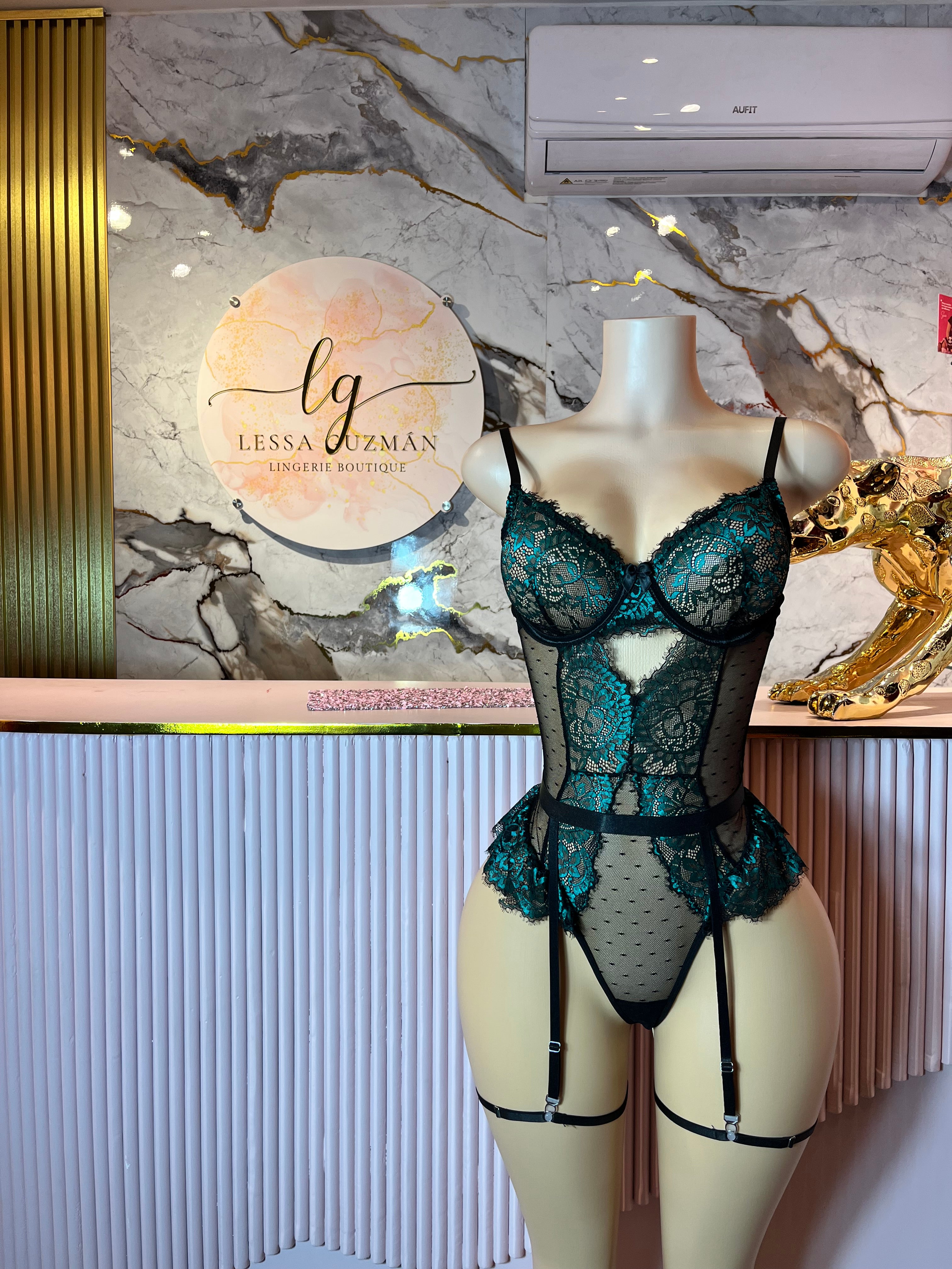 014 Body verde y negro