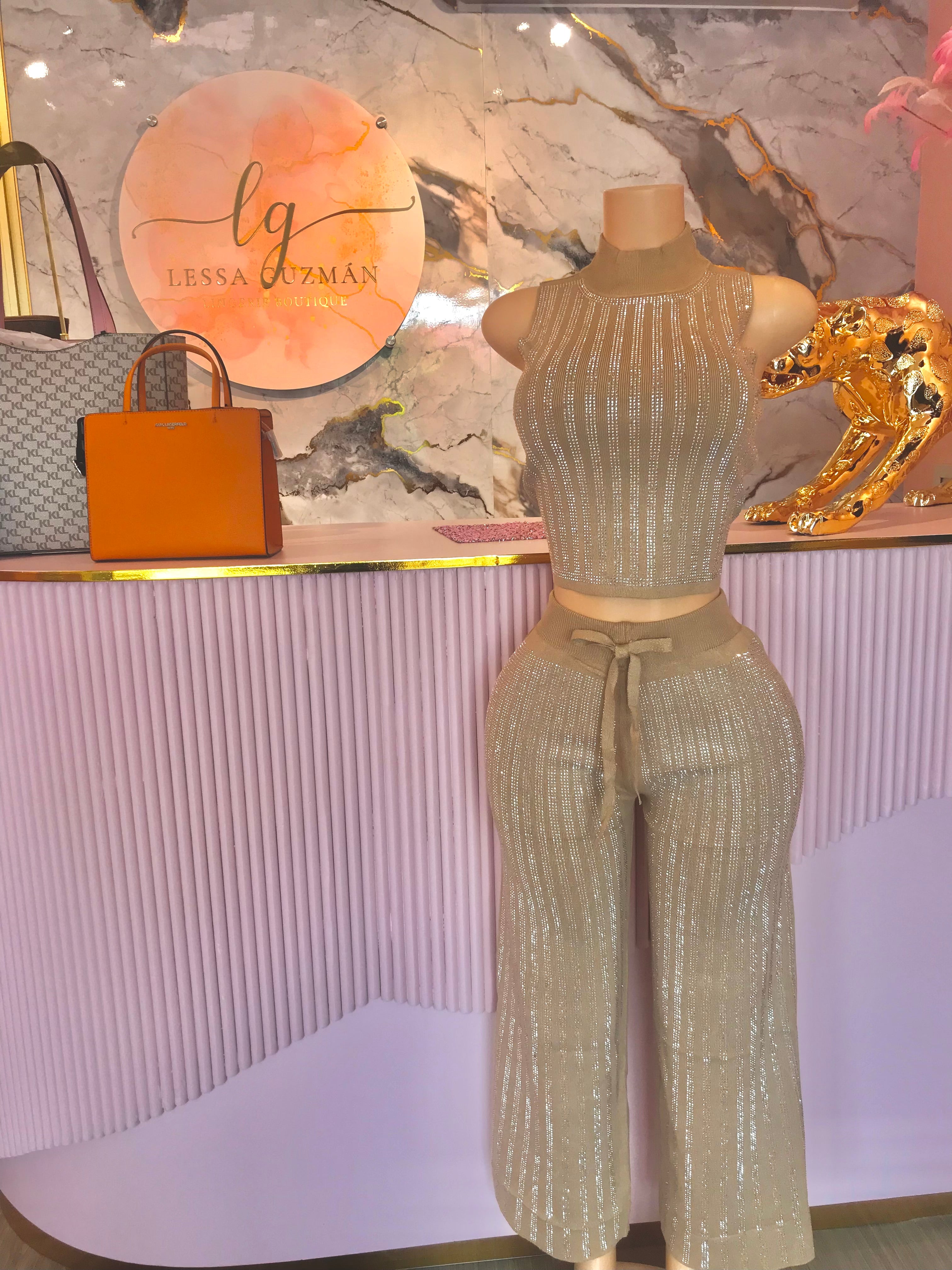 Conjunto con Brillos