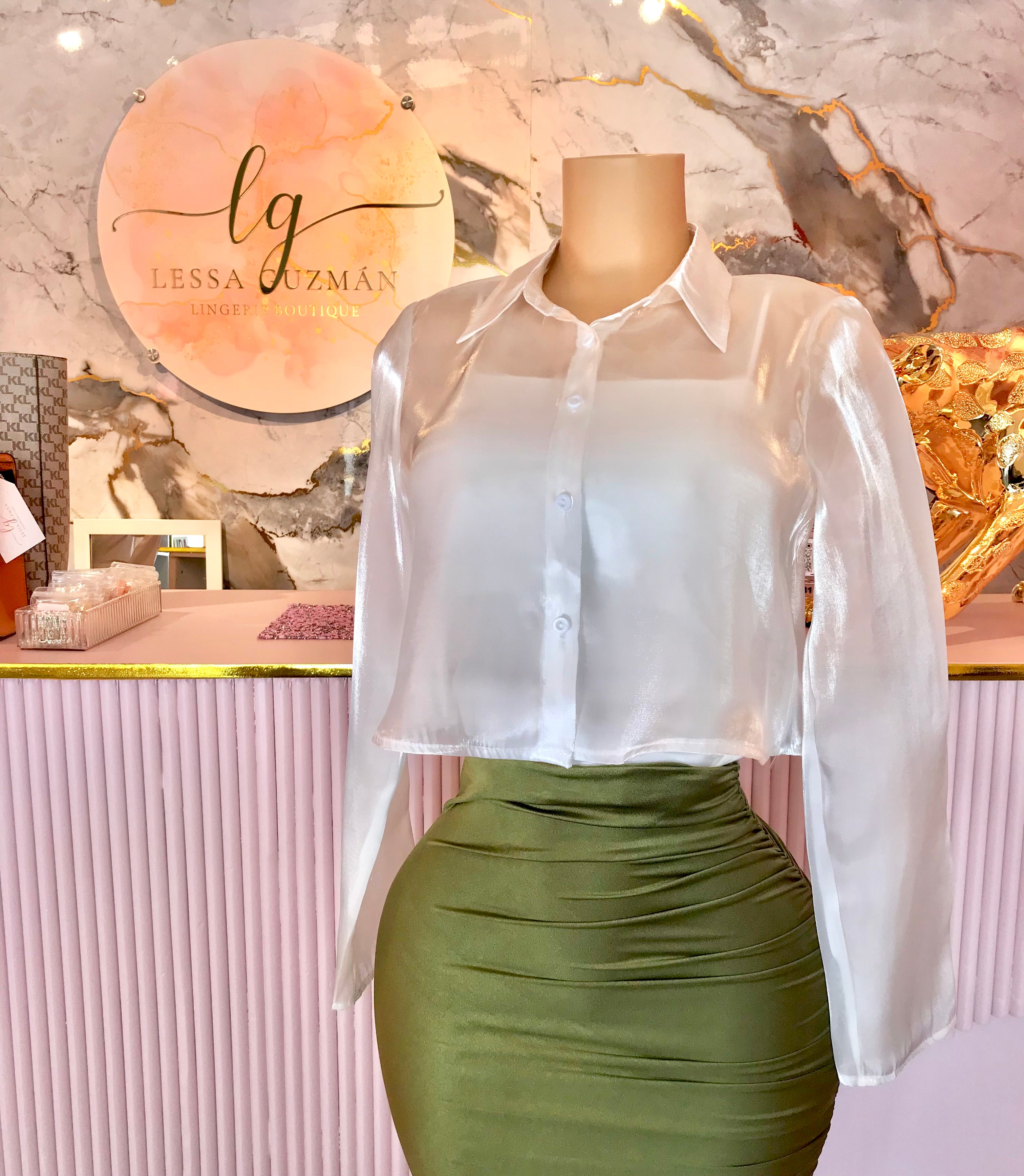 Camisa transparente