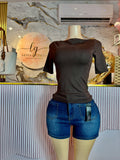 Blusa café