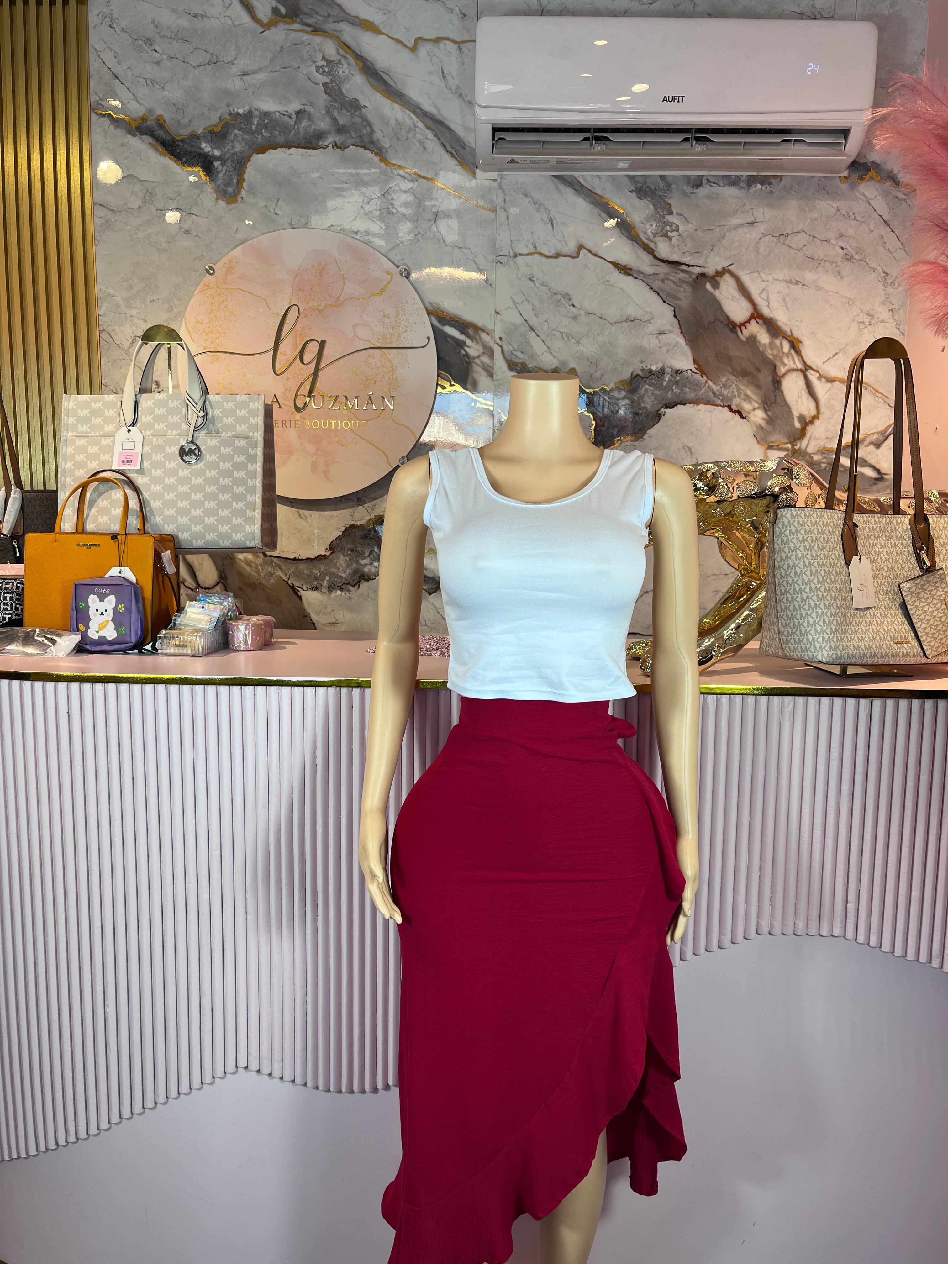 Conjunto falda y top