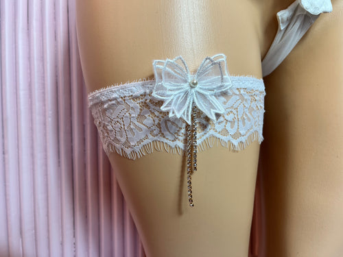 001 Body con falda de tul y liguero